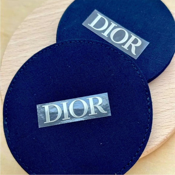 Dior Dark Blue Fabric Coasters - Picture 1 of 5
